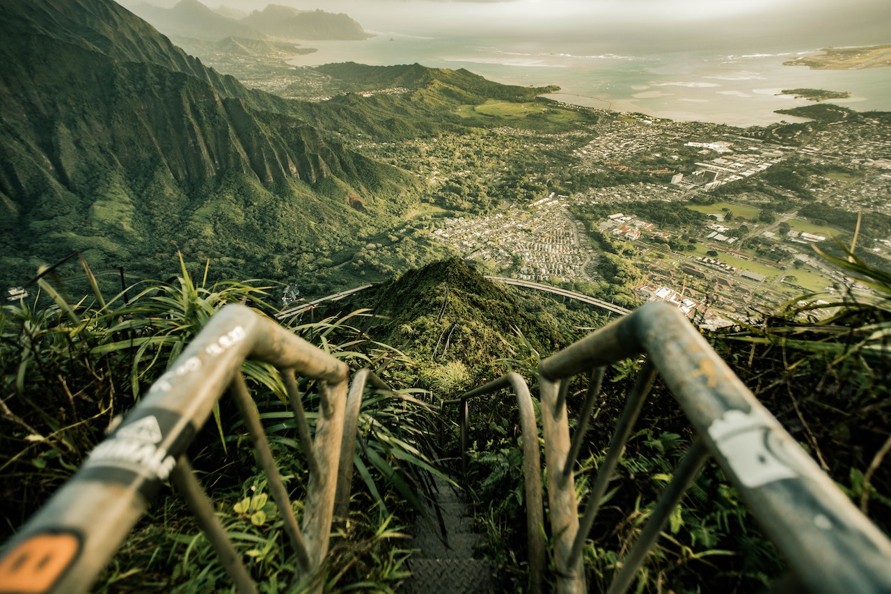 The Haiku Stairs in Hawaii