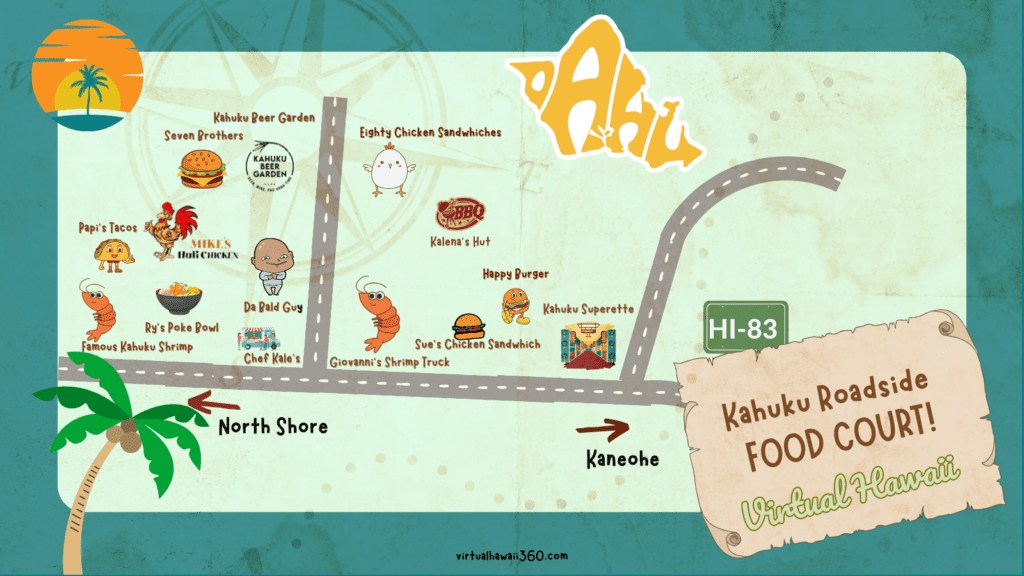 Kahuku Food Truck Map 2023 - Inforgraphic