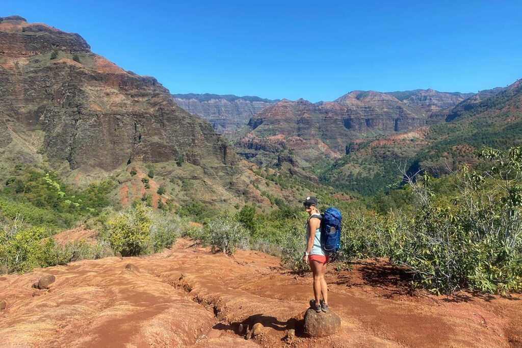 The Kukui Trail on Kauai offers stunning views