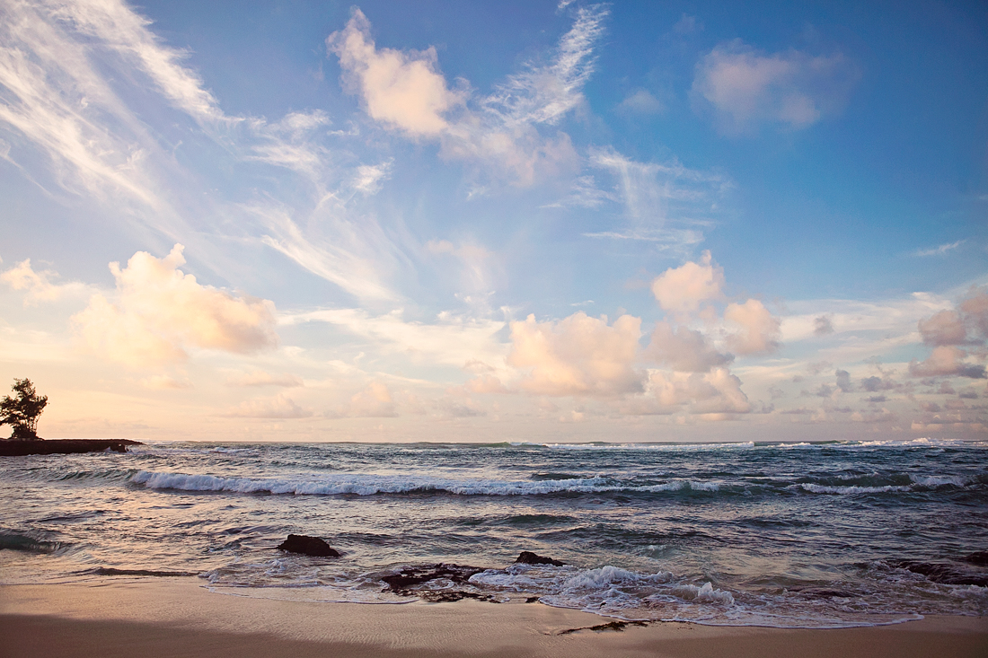 Waikane at sunset