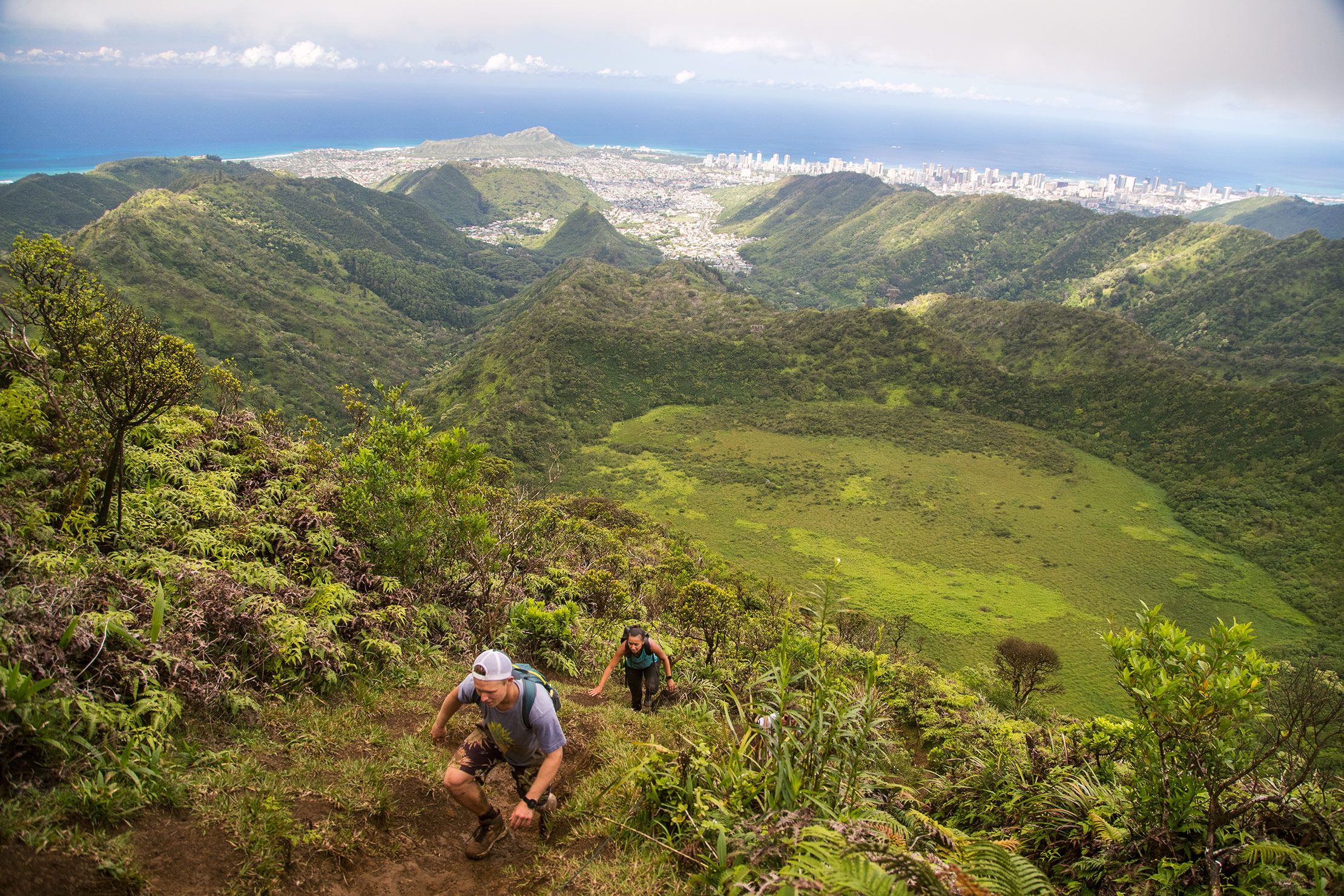 Hiking the Kaau Crater Trail