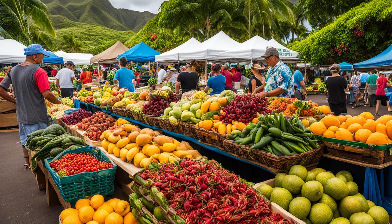 Hawaii farmers' markets