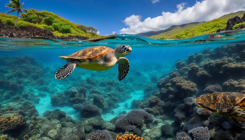 Snorkeling in Maui: Turtle Town