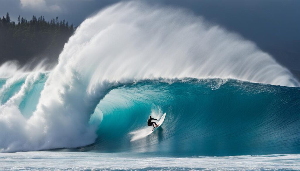 Surfing in Oahu