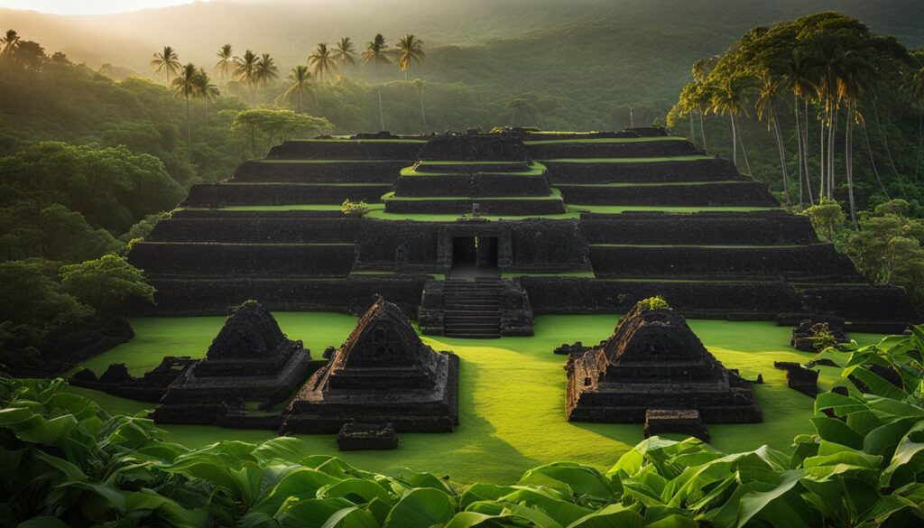 ancient Hawaiian temple