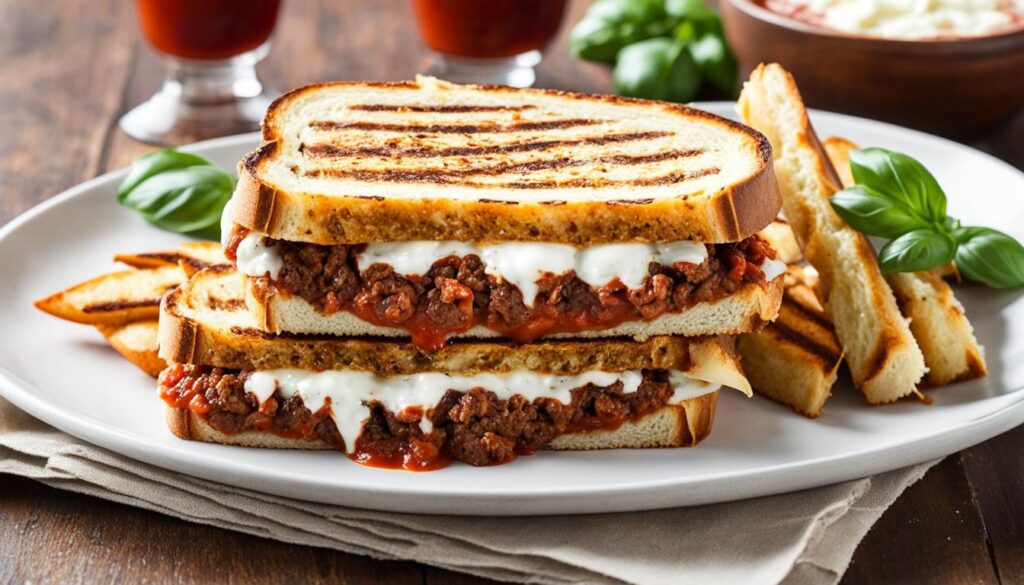 gourmet Bolognese panini