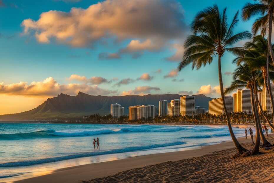 hawaii oahu waikiki beach