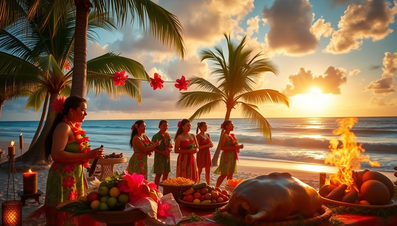 Hawaiian luau experiences