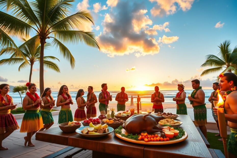 Hawaiian luaus and events