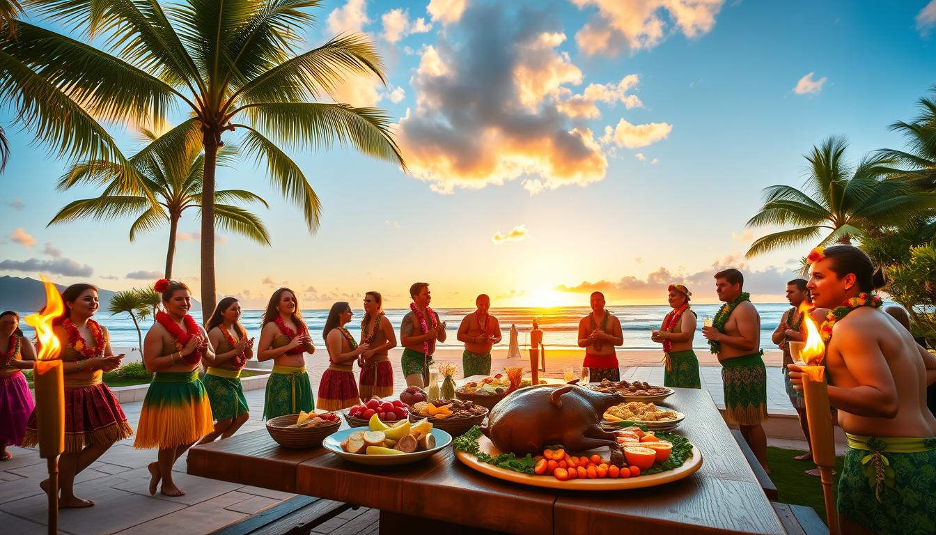 Hawaiian luaus and events