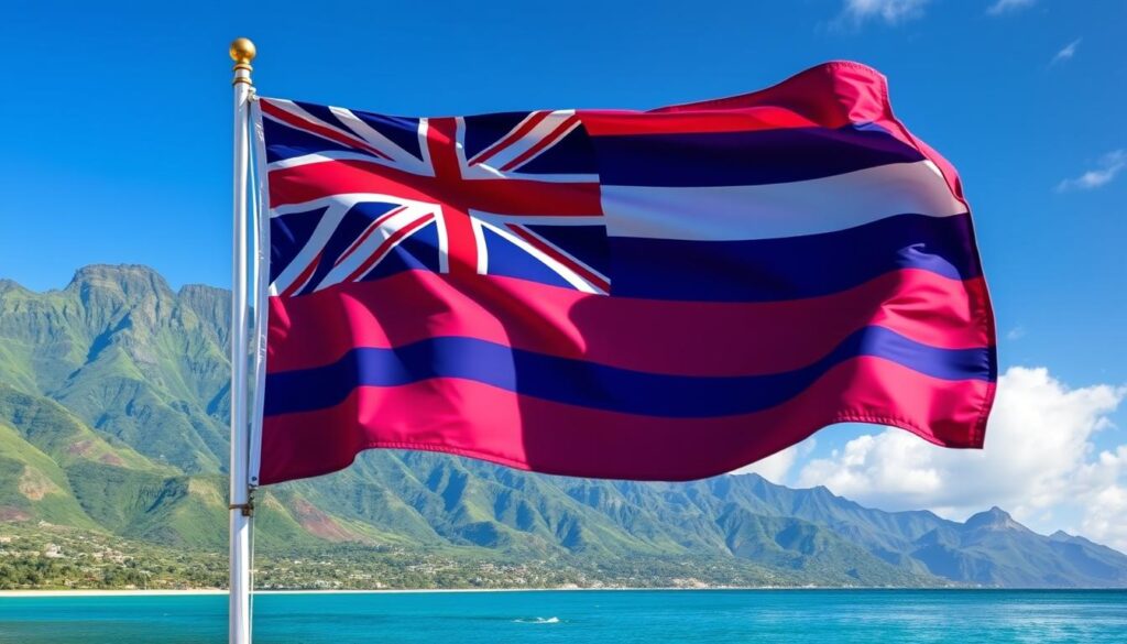 Hawaiian flag design